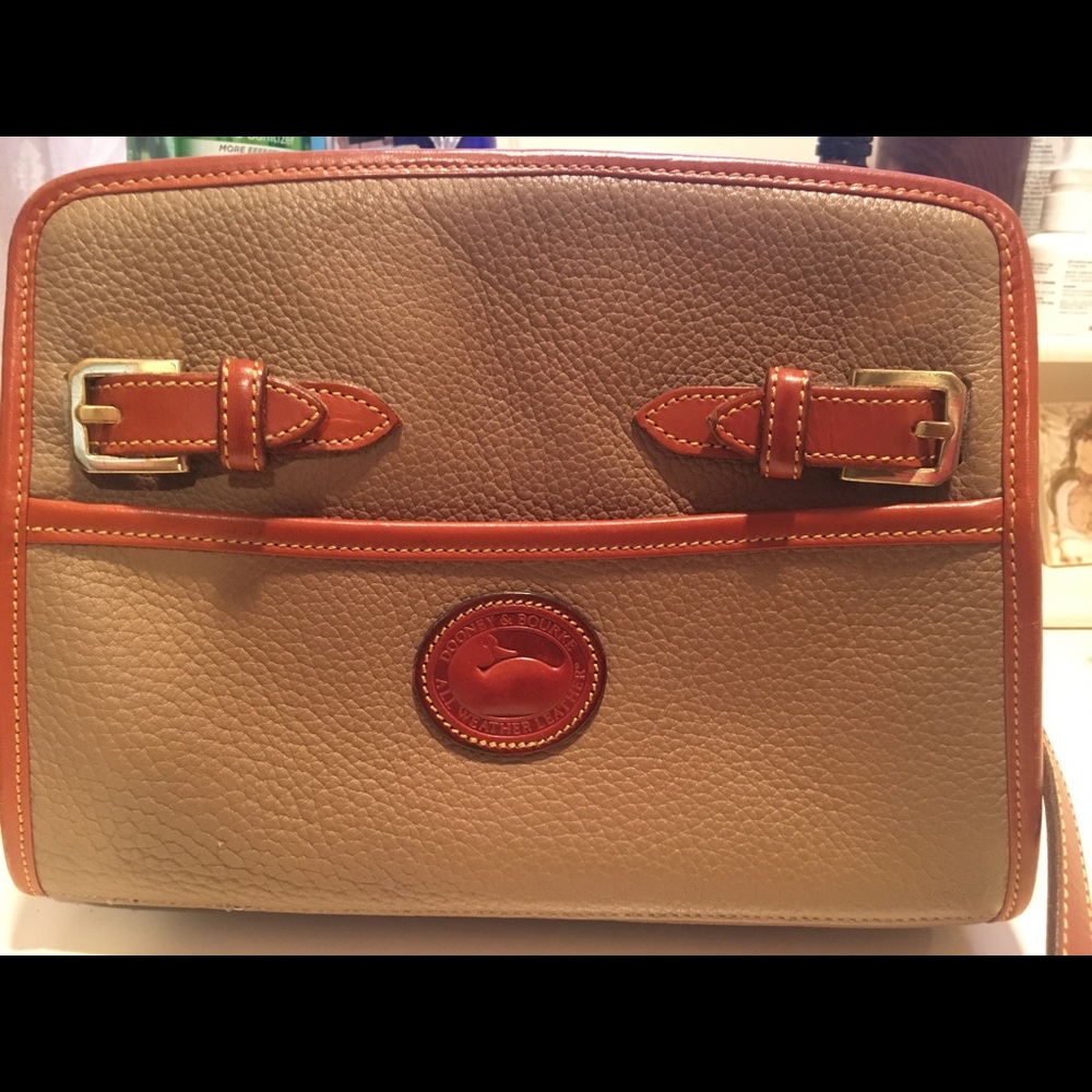 Authentic Dooney & Bourke Vintage Handbag - Taupe